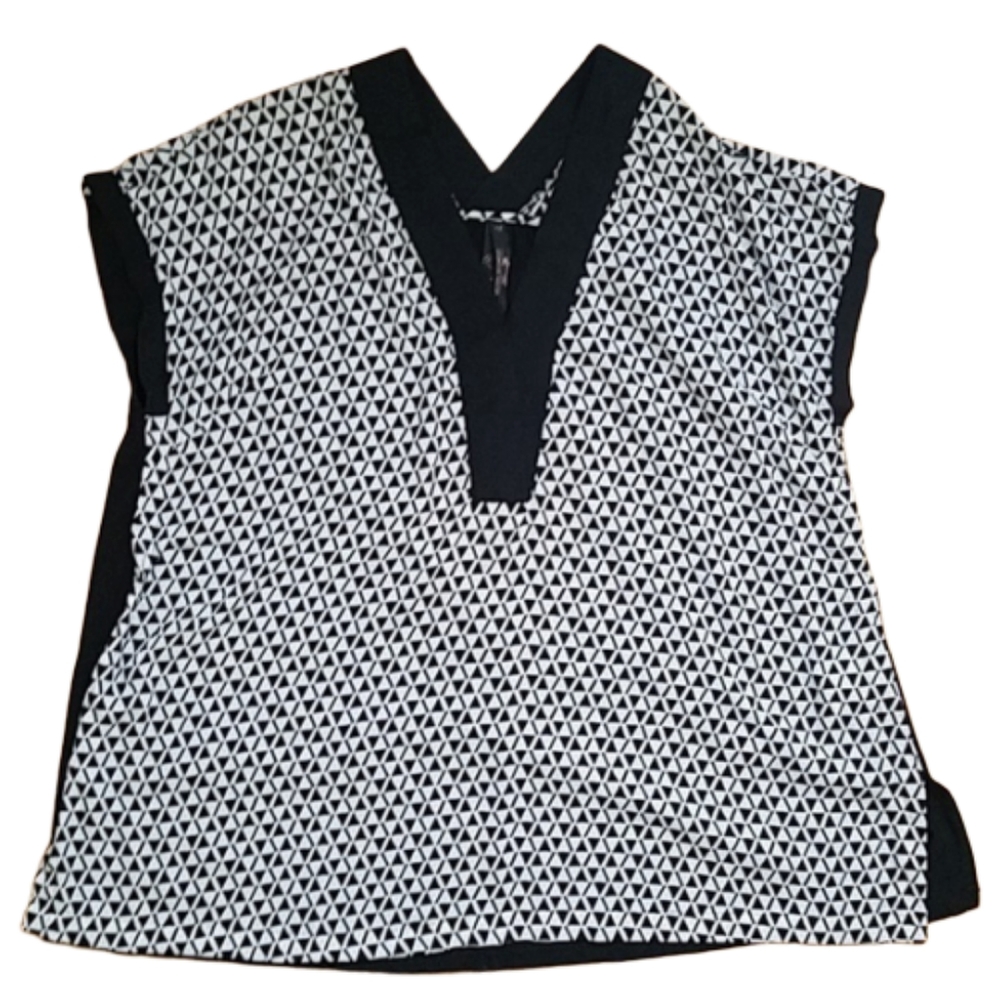 Melissa McCarthy Seven7 Geometric Top Size 1X